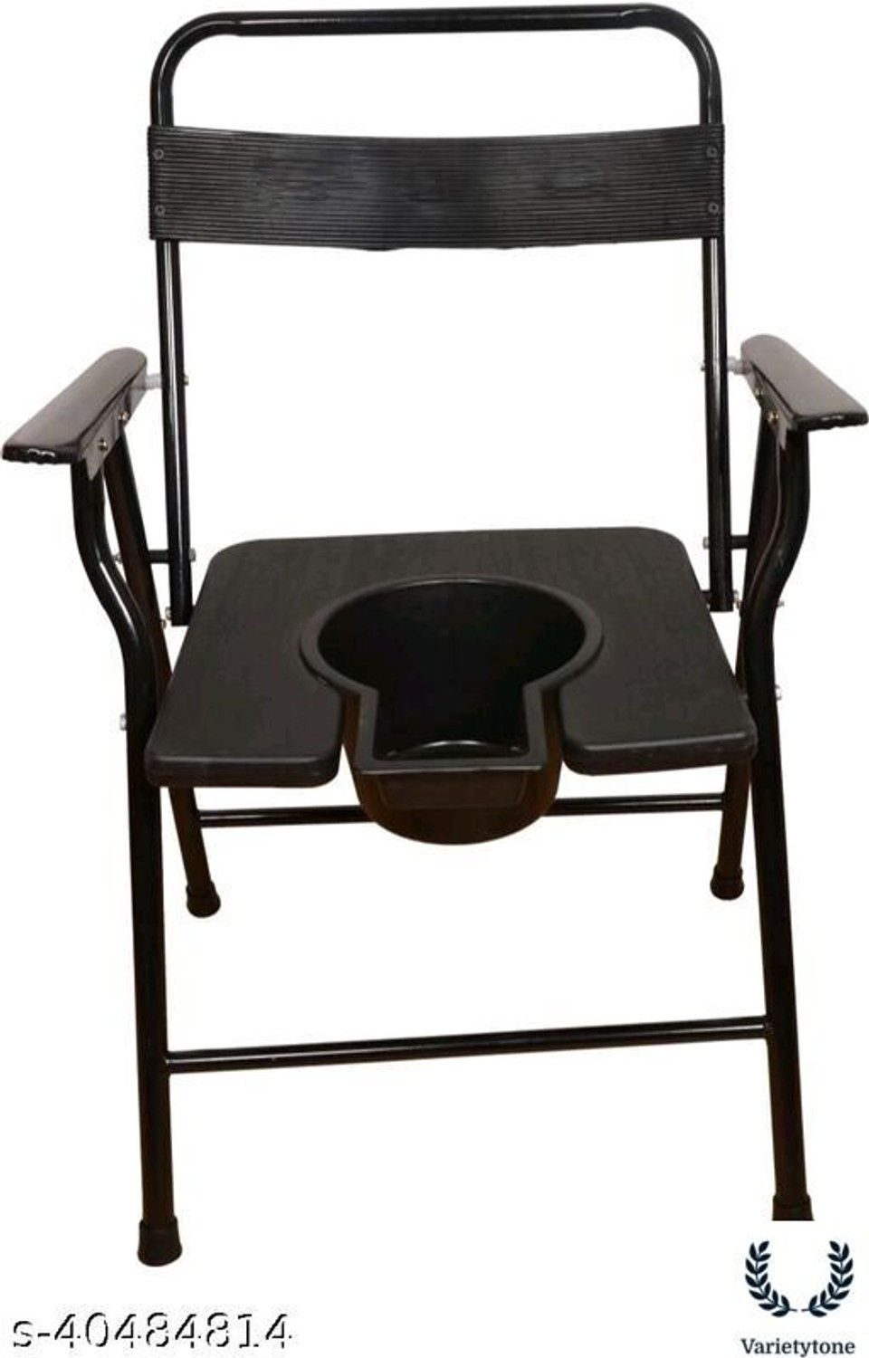 Image of WALKERNIVE Folding Commode Chair for unisex /ADULT Comfortable Safe chair Commode Shower Chair