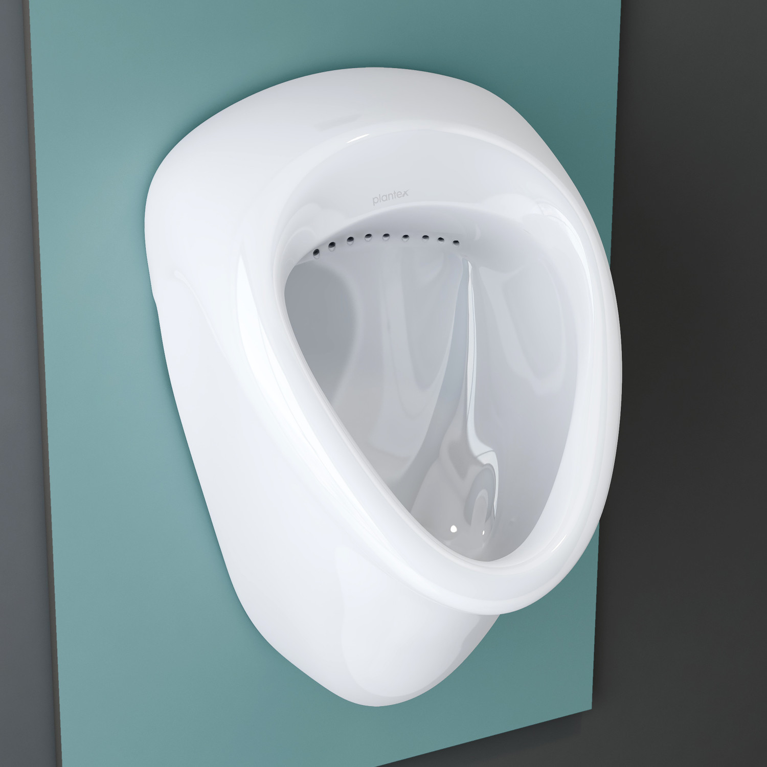 Image of Plantex Urinal Pot for Men Urinal Toilet for Men /Wall Mount Urinal Pot for Gents /Male Toilet for Washroom Standard Commode Urinal
