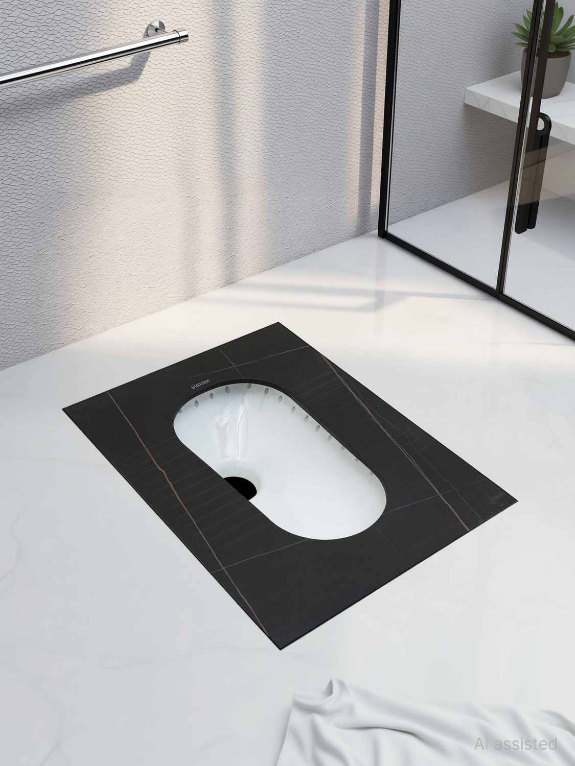 Image of Plantex Indian Toilet /Orrisa Pan for Bathroom /Commode for Toilet / Indian Toilet Pan Indian Commode