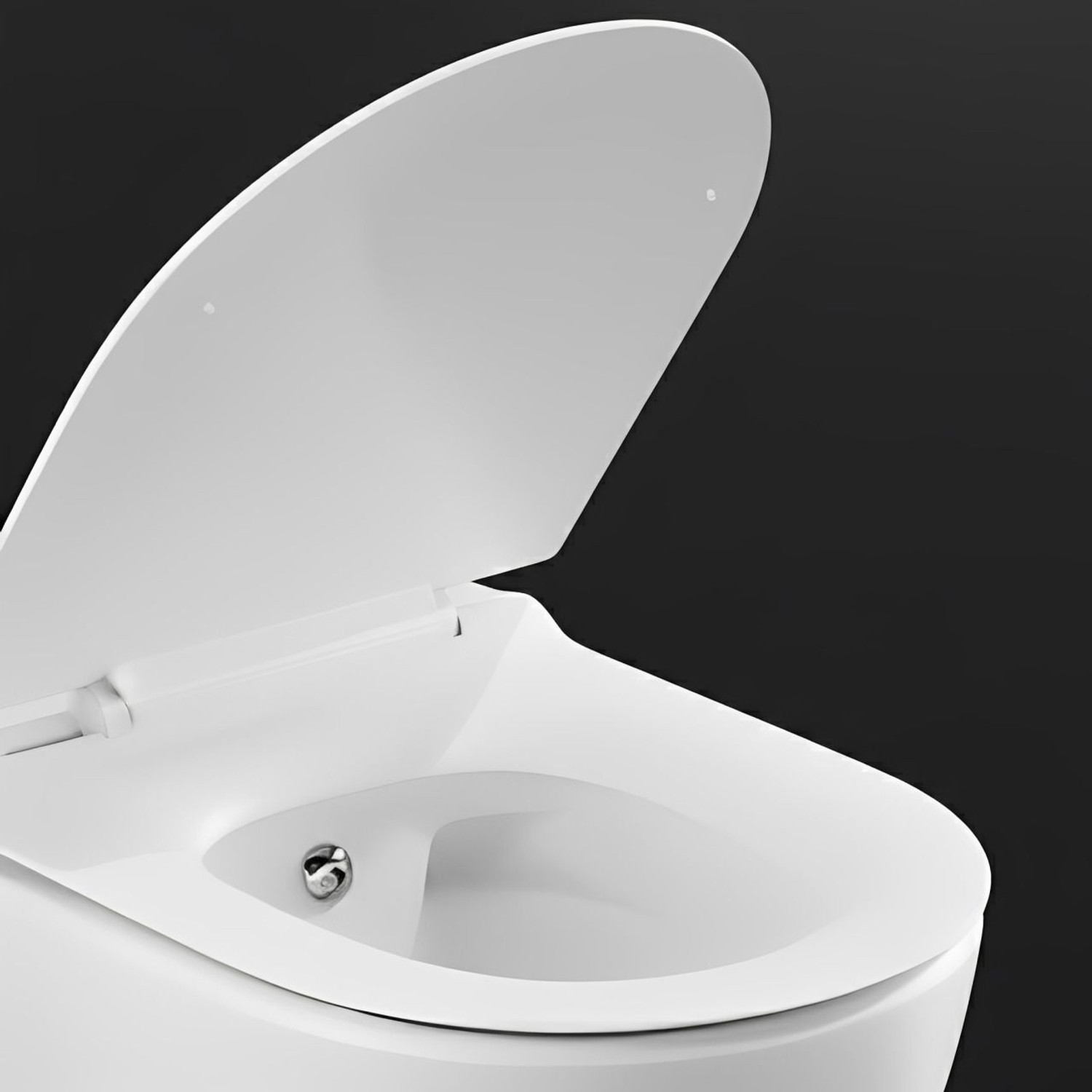 Image of Bathflow FOGGE-JET Italian Collection Western Commode for Bathroom with Inbuilt Jet | Made of Ceramic | Soft Close | Dual Flush Water Saving | Western Commode