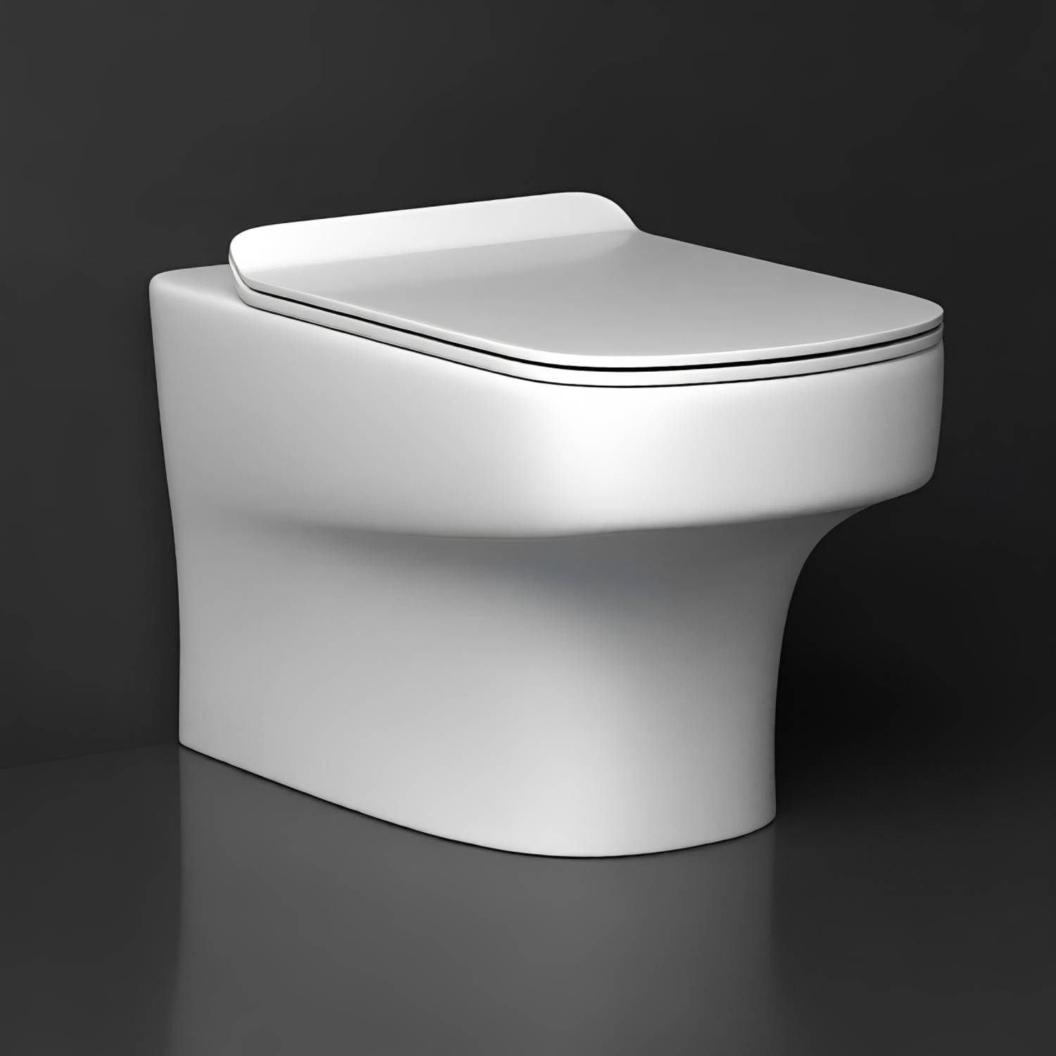 Bathflow specto flor mounted | Western Commode for Bathroom | Made For Ceramic | | Made of Ceramic | Soft Close | Dual Flush Water Saving | EWC | Western Commode