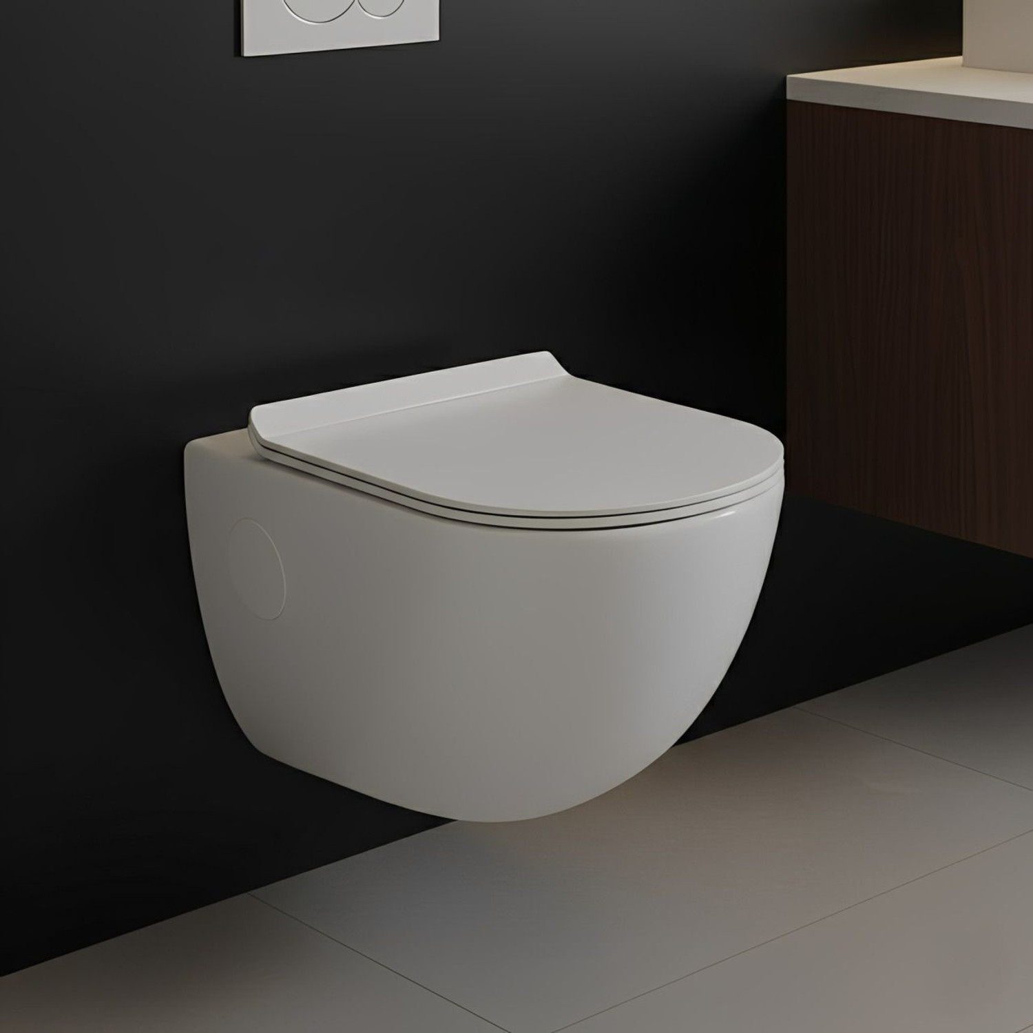 Image of Bathflow FOGGE-JET Italian Collection Western Commode for Bathroom with Inbuilt Jet | Made of Ceramic | Soft Close | Dual Flush Water Saving | Western Commode