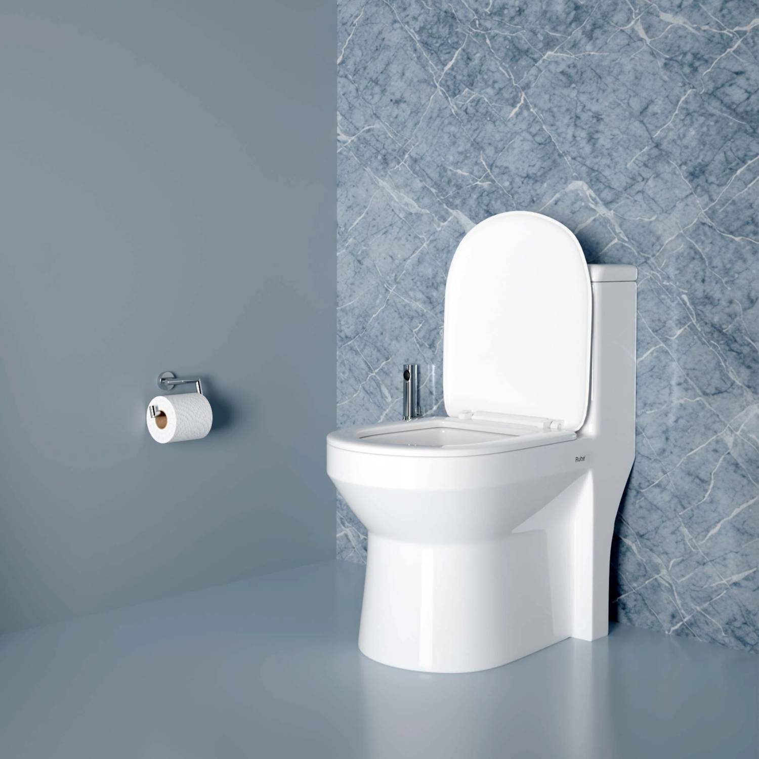 Ruhe Isera One-Piece Rimless S-Trap Washdown Flushing Western