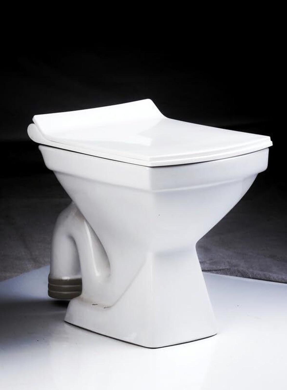 Image of Moro DR-SQ.EWC-FLUCTANK| Western Commode for Bathroom | Made For Ceramic | Floor Mounted S-Trap European Commode Set Western Commode (White) Western Commode