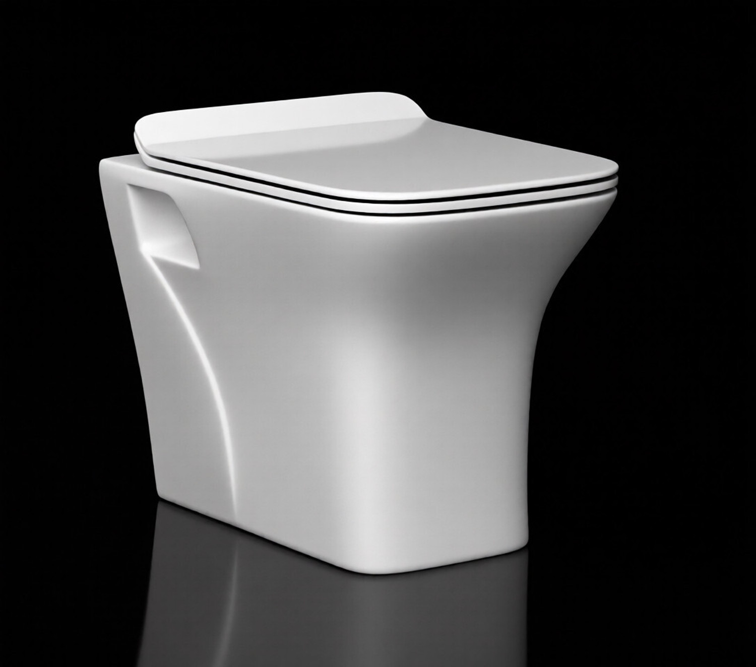 Image of Bathflow | Made of Ceramic | Soft Close | Dual Flush Water Saving | EWC | Western Commode