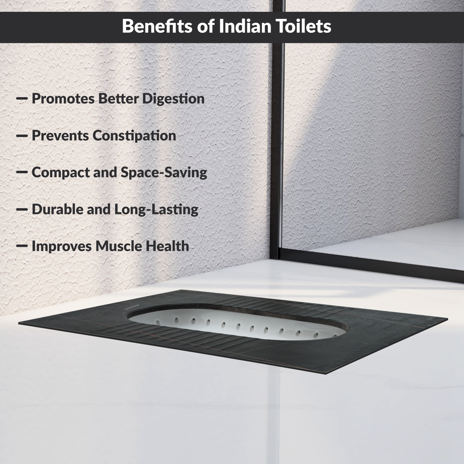 Image of Plantex Indian Toilet /Orrisa Pan for Bathroom /Commode for Toilet / Indian Toilet Pan Indian Commode