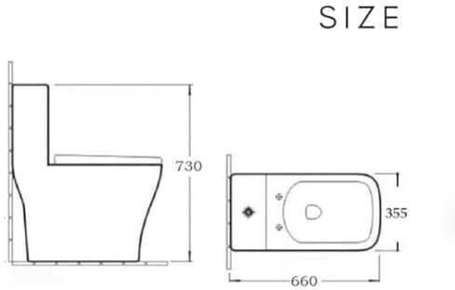 Image of SIORE Premium Quality 1026 Shining Royal Blue commode with Yellow Finishing Line And Round Flush Button Western Commode