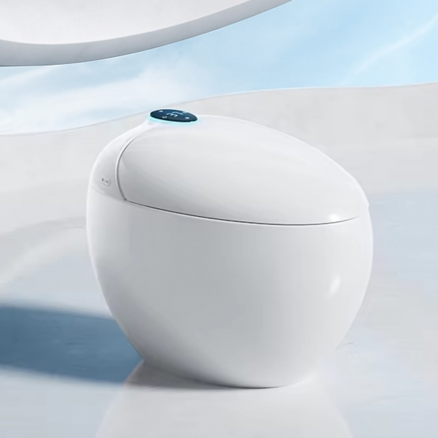 Image of Uniwell UNIWELL Smart One Piece Toilet | Ceramic Floor Mounted WC with Syphonic Flush | US-7004 Western Commode