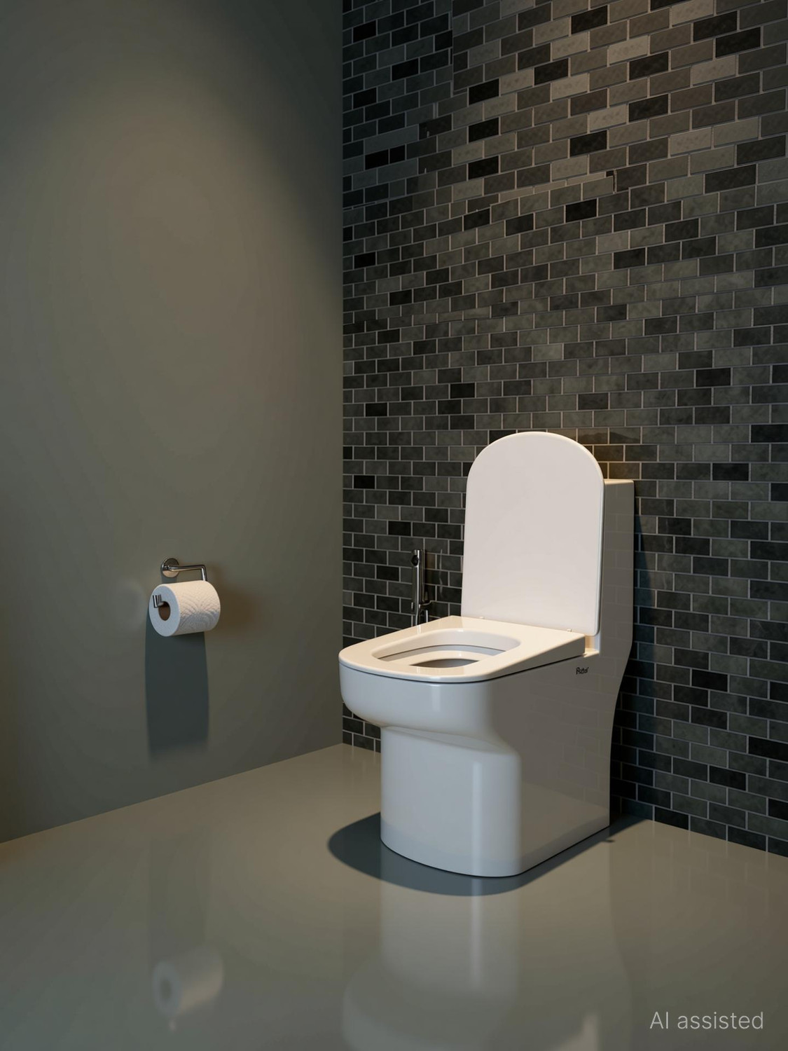 Image of Ruhe Nova One-Piece Rimless S-Trap Western Toilet | High-Grade Ceramic | Anti-Bacterial Glaze | Soft Close Seat | Dual Flush | Floor Mounted Western Commode