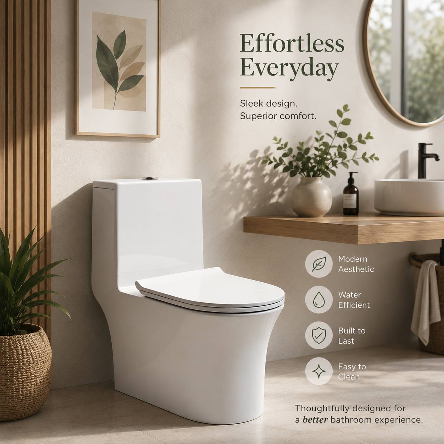 Eden Bath CT 68*37.5*76cm/ 27*15*30inch/ EWCs / One Piece Toilet