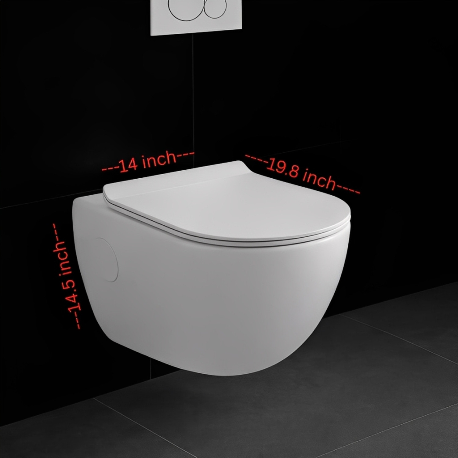 Image of Bathflow FOGGE-JET Italian Collection Western Commode for Bathroom with Inbuilt Jet | Made of Ceramic | Soft Close | Dual Flush Water Saving | Western Commode
