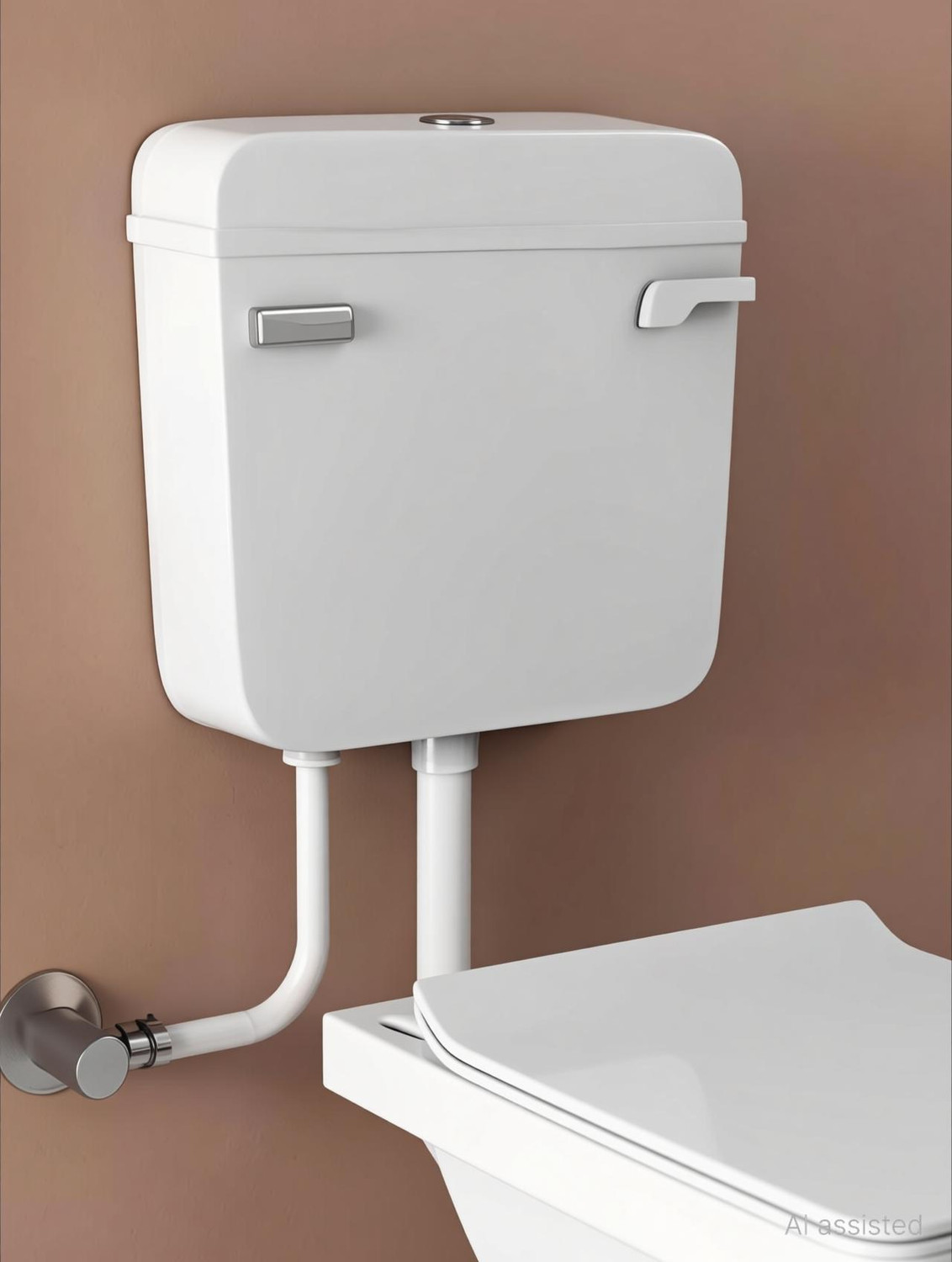 Image of Moro DR-SQ.EWC-FLUCTANK| Western Commode for Bathroom | Made For Ceramic | Floor Mounted S-Trap European Commode Set Western Commode (White) Western Commode