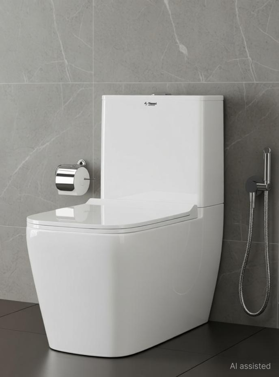 Image of Flipkart SmartBuy Ceramic One Piece Commode With Toilet Seat /Water Closet-S Trap Outlet(9 inch) duck 112 new Western Commode