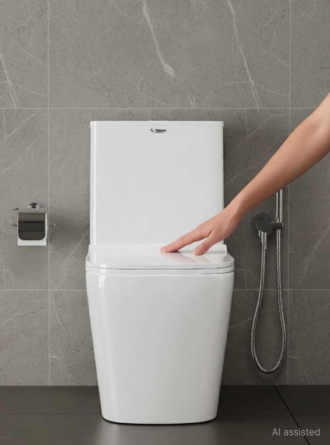 Image of Flipkart SmartBuy Ceramic One Piece Commode With Toilet Seat /Water Closet-S Trap Outlet(9 inch) duck 112 new Western Commode