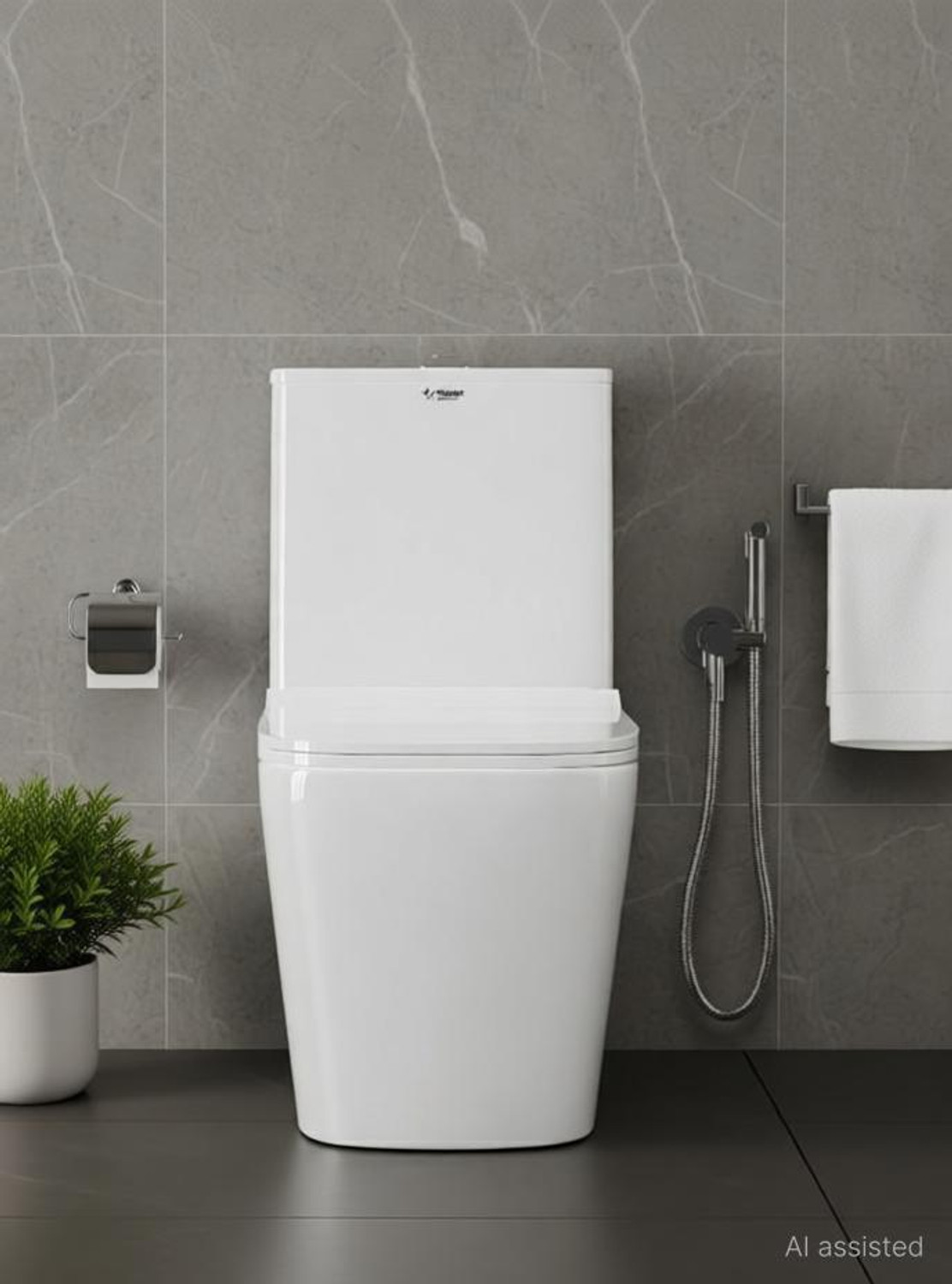 Image of Flipkart SmartBuy Ceramic One Piece Commode With Toilet Seat /Water Closet-S Trap Outlet(9 inch) duck 112 new Western Commode