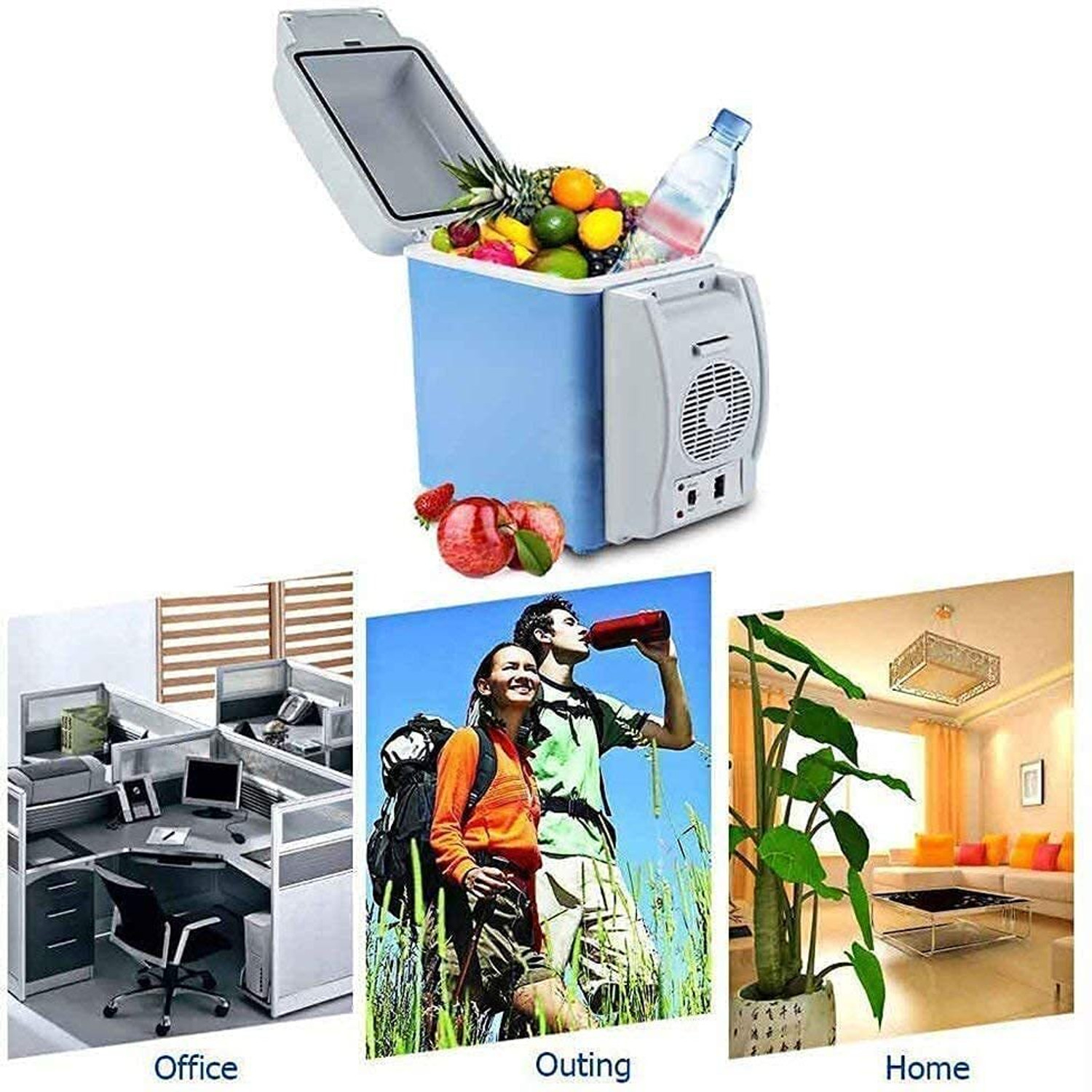 Image of TVENTERPRISE mini car refrigerator Refrigerator Compressor