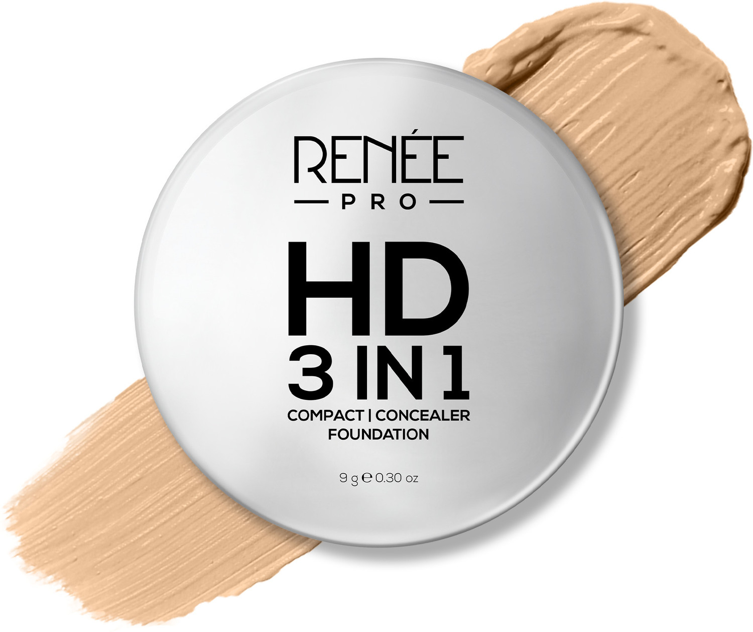Image of Renee PRO HD 3-IN-1 SPF 20 Full Matte Compact, Works as Concealer, Foundation & Powder Compact