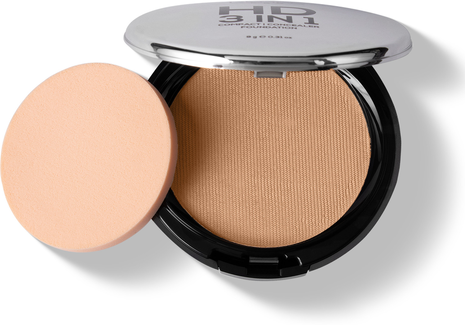 Image of Renee HD 3-in-1 Compact, High Coverage, Matte Finish, SPF 20, Vitamin E & Aloe Vera Compact