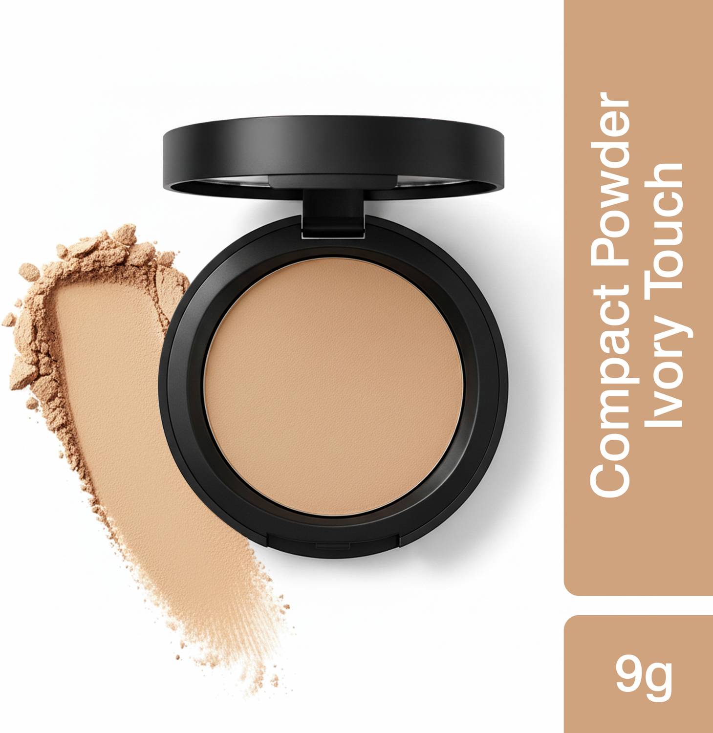 Auric Compact Powder BlendEasy, Ivory Touch (9 gm) Compact