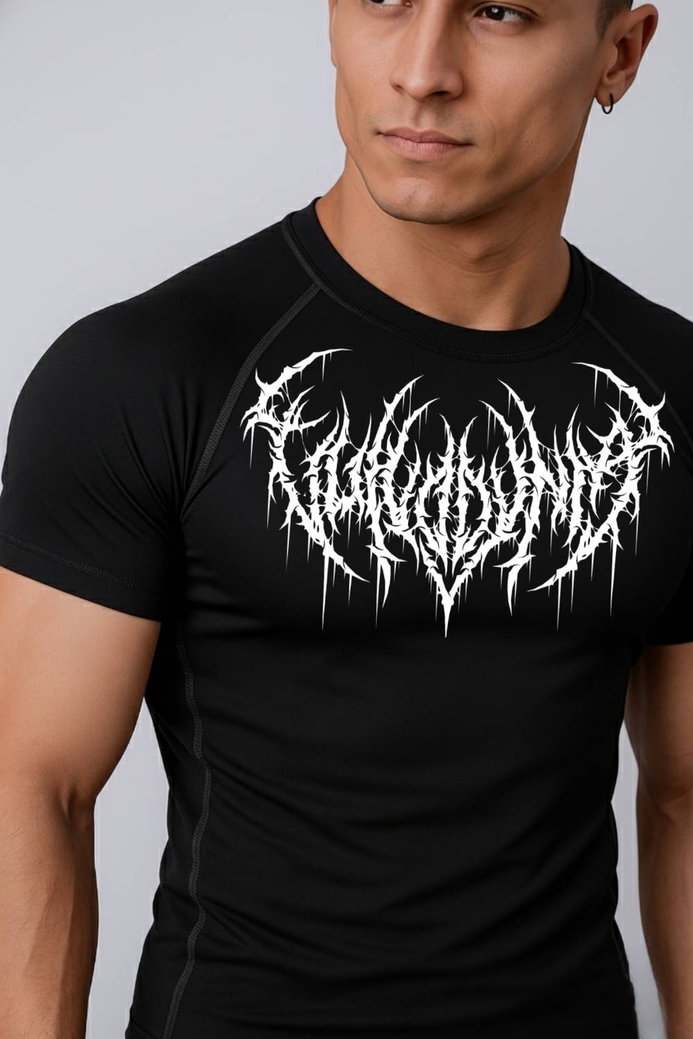 Gym Hound Black Round Neck T-Shirt - Image 5