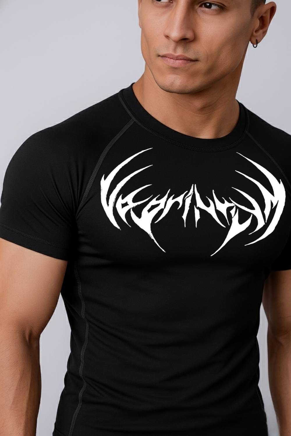 Gym Hound Graphic Print Men Black T-Shirt - Image 5