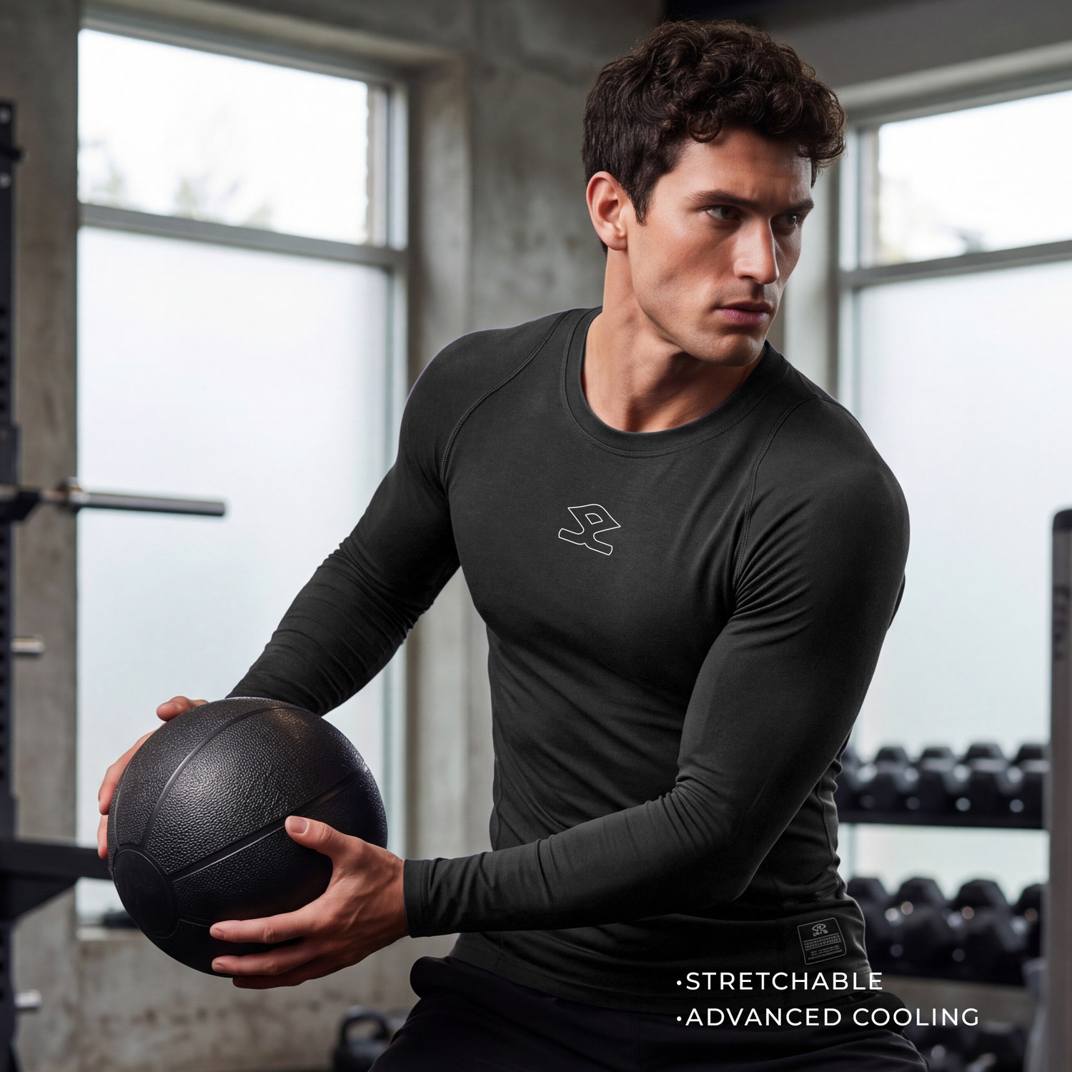 Image of Shrey INTENSE COMPRESSION LONG SLEEVE T-Shirt Men Compression