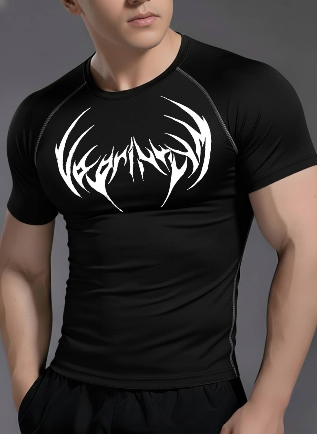 Gym Hound Graphic Print Men Black T-Shirt - Image 4