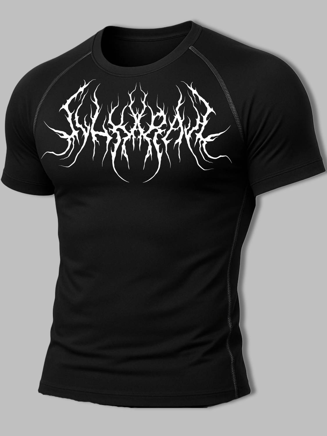 Gym Hound Men Boat Neck Black T-Shirt - Image 1