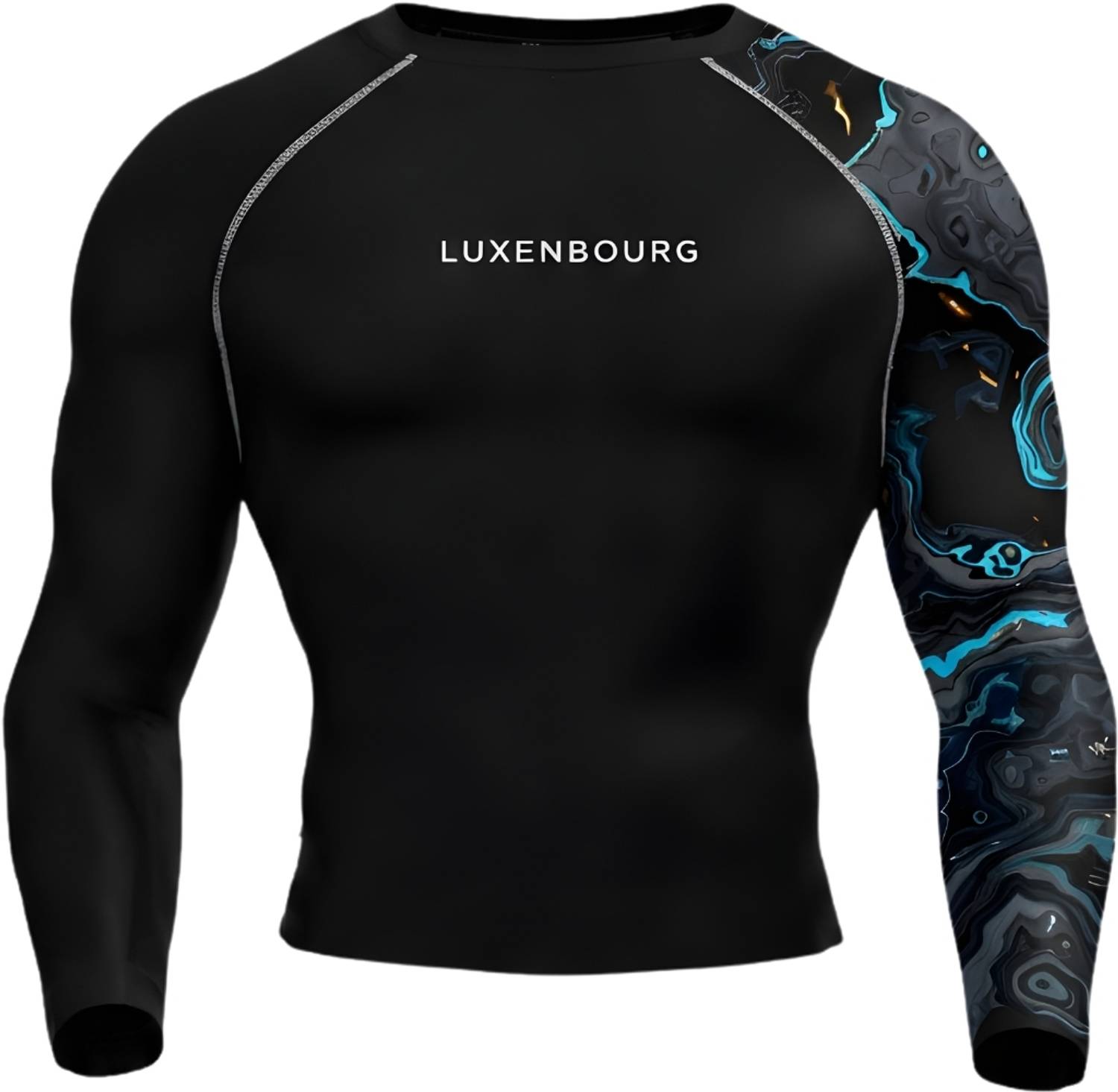LUXENBOURG Premium Gym Compression Black - Image 1