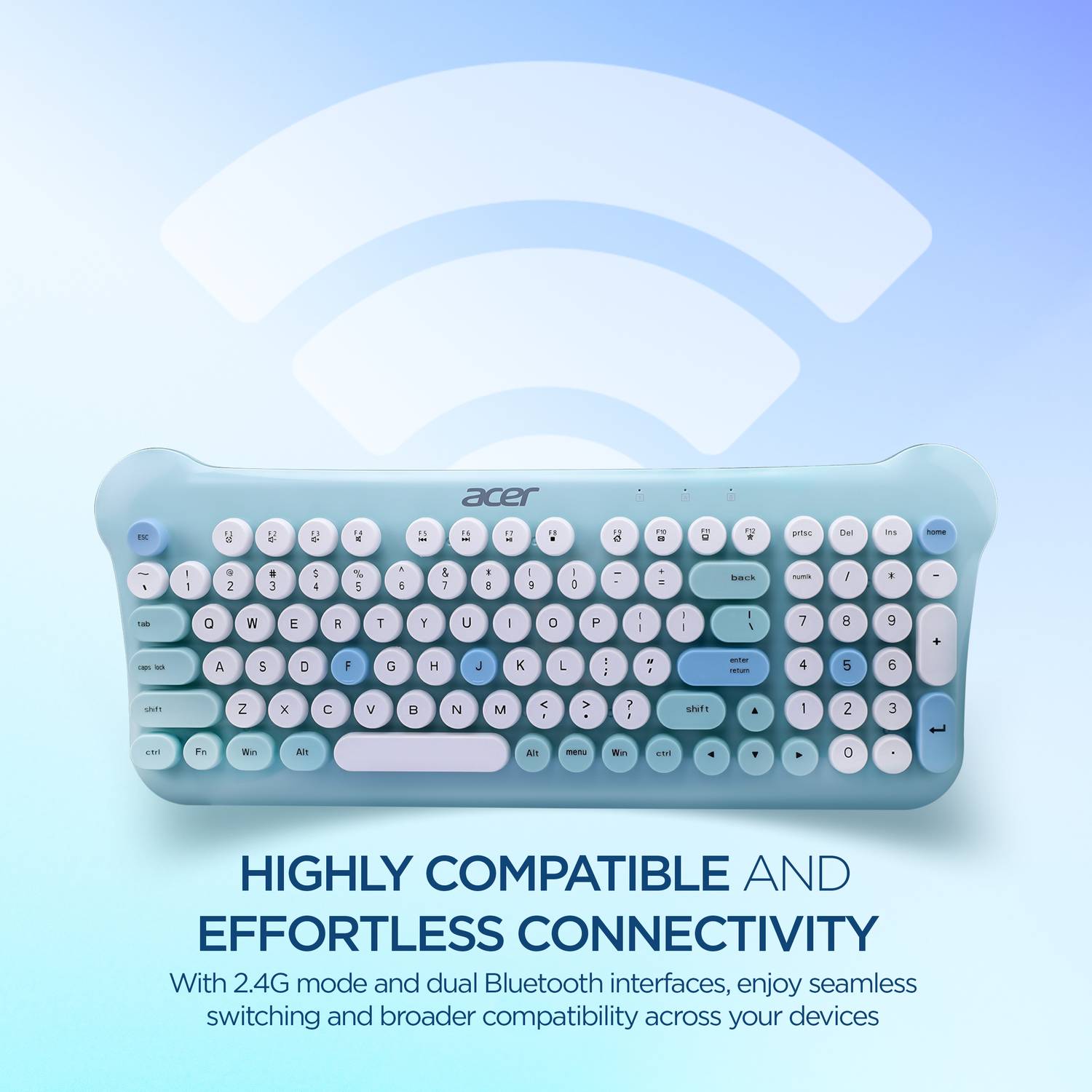 Acer cuteo Wireless Keyboard & Mouse - Image 3