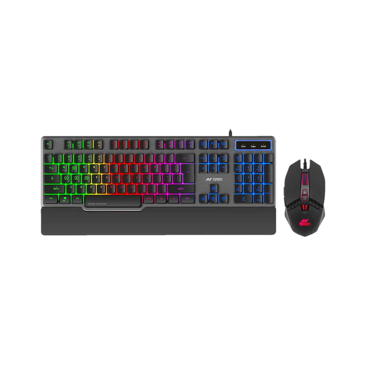 Ant Esports KM500 Pro Backlit Gaming Keyboard & Mouse Combo Set Designed for Gaming