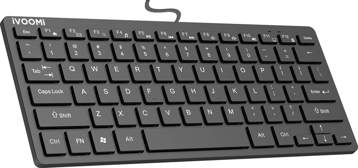 iVoomi Venom Mini Wired USB Laptop-size Laptop Keyboard Compatible