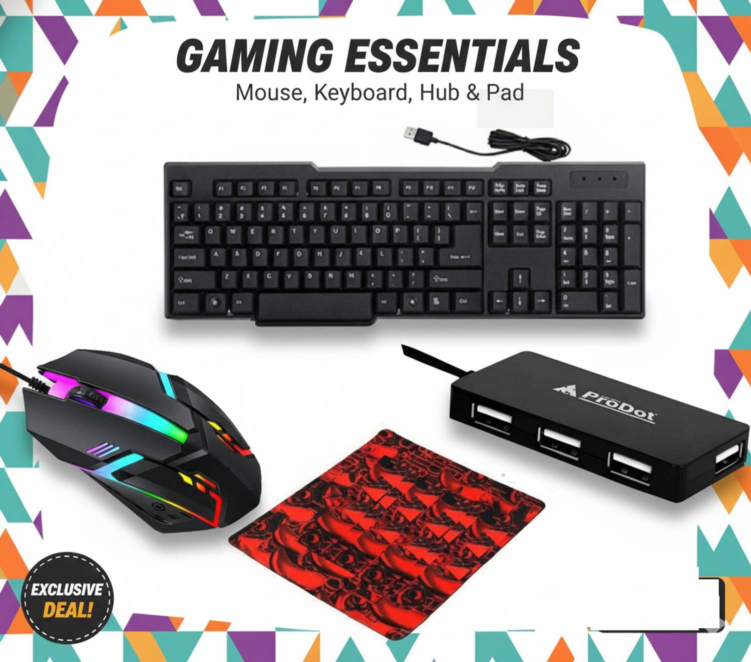 Di 4M COMBO PACK Gaming Combo Set - Image 1