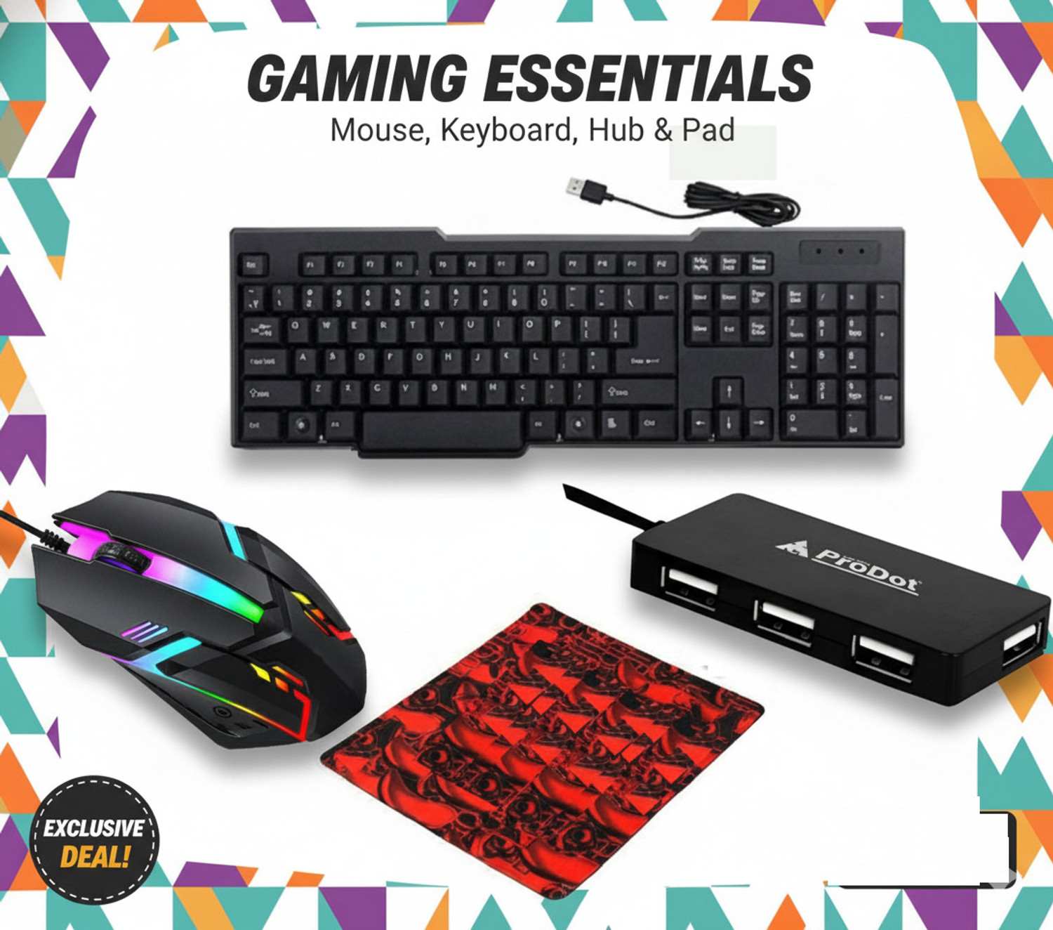Image of Di 4M COMBO PACK Combo Set Designed for Gaming
