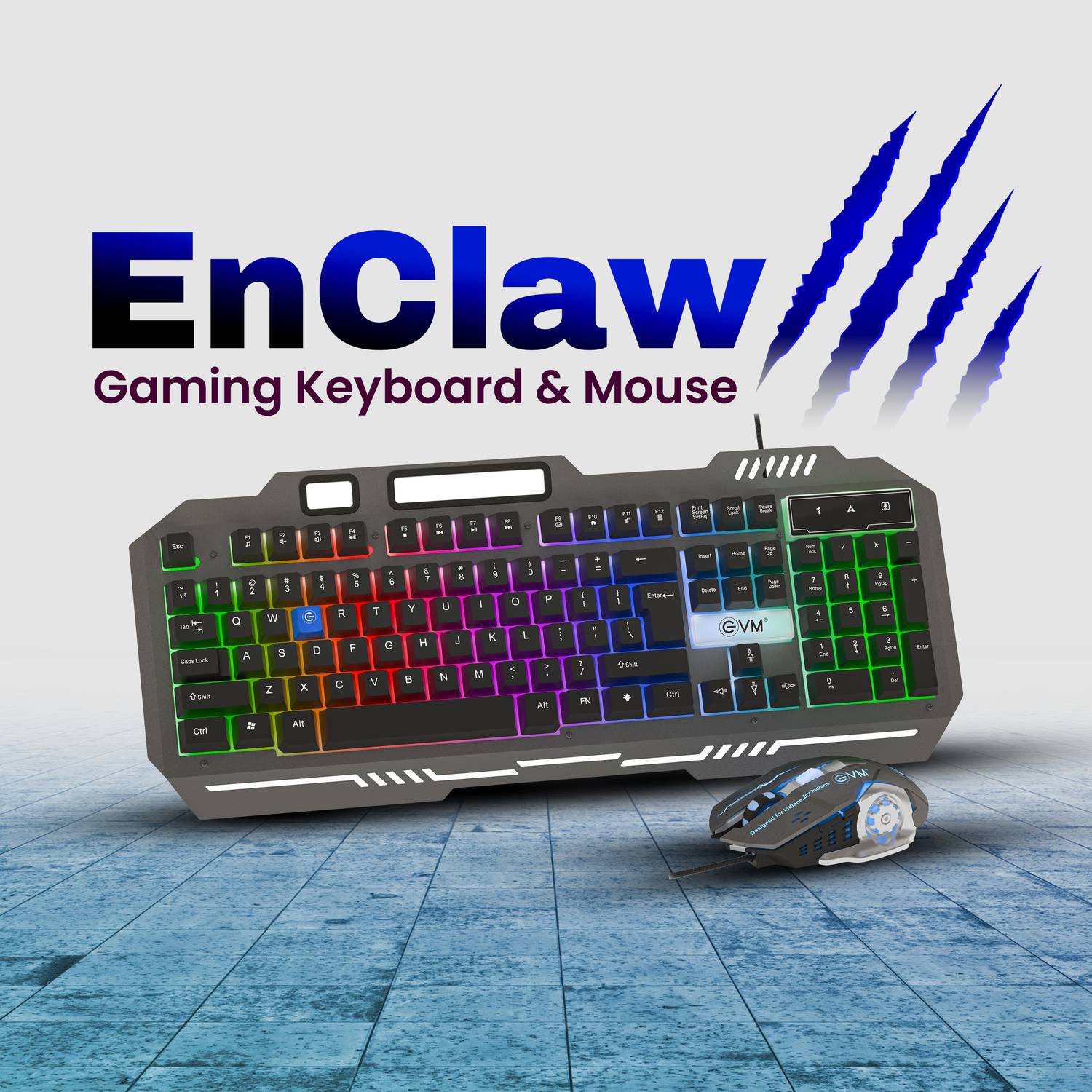 EVM EnClaw WDKM-612 Gaming Combo Set - Image 2