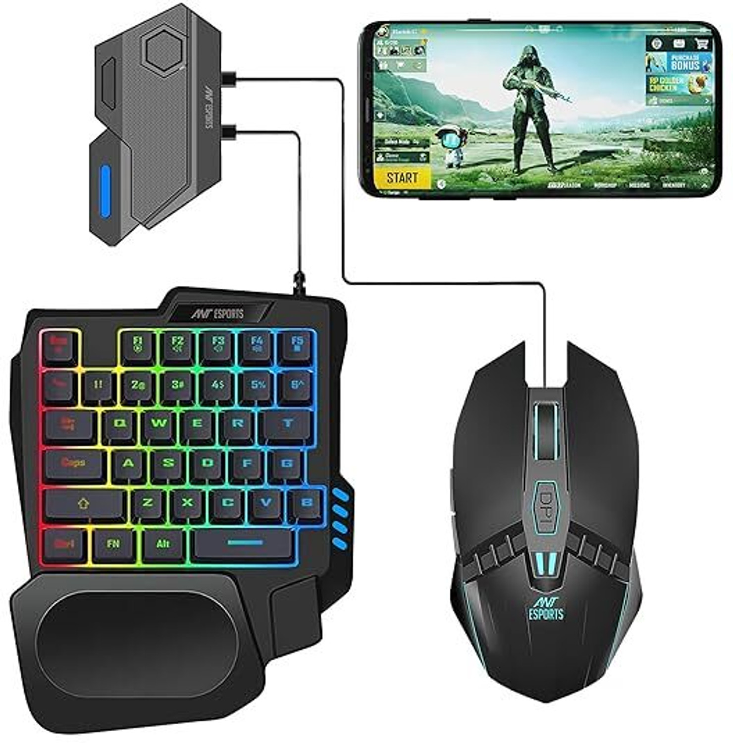 Image of Ant Esports MG401 Combo Set Designed for Gaming