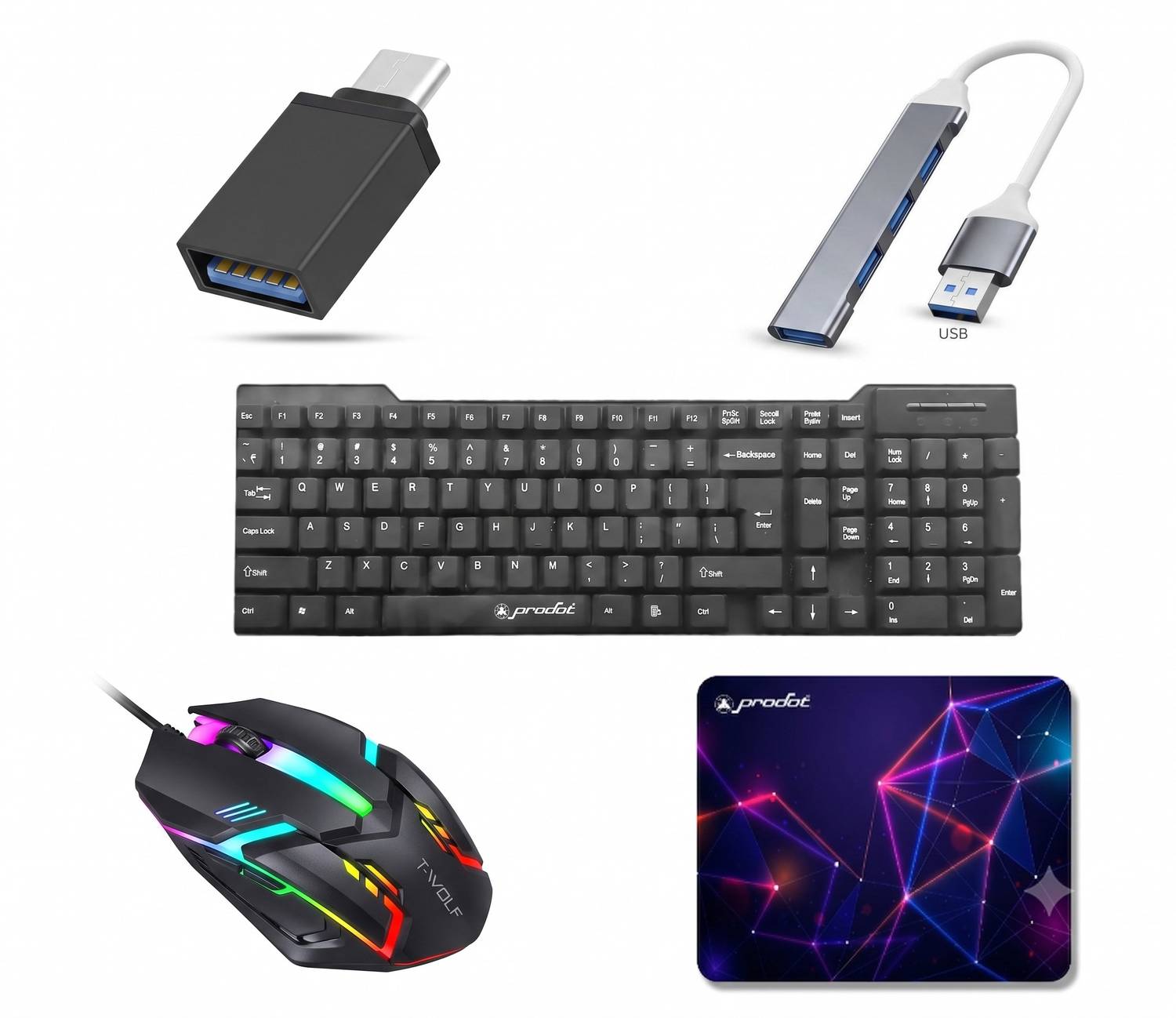 jaivex Prodot Gaming Combo Set - Image 1