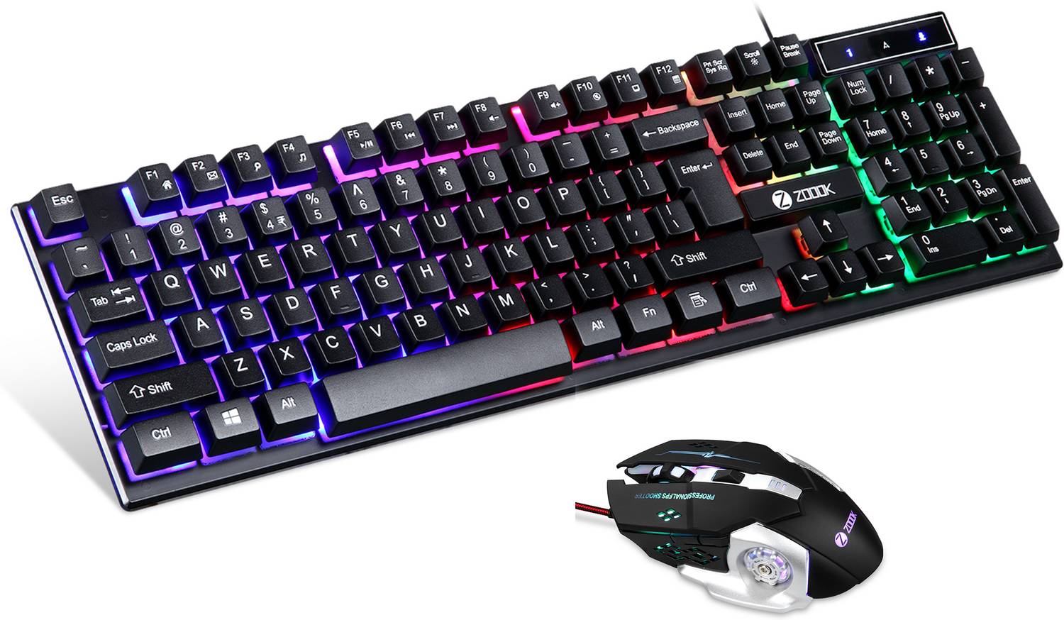 Zoook CONCORD PRO -Wired USB Gaming Mouse & Keyboard Combo Combo