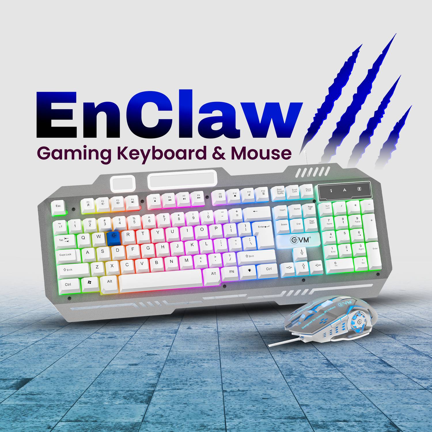 EVM EnClaw WDKM-612 Gaming Combo Set - Image 2