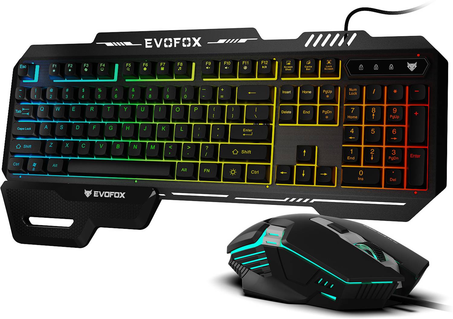 EVOFOX Warhammer 2 Semi-Mechanical Gaming Keyboard & Mouse Combo