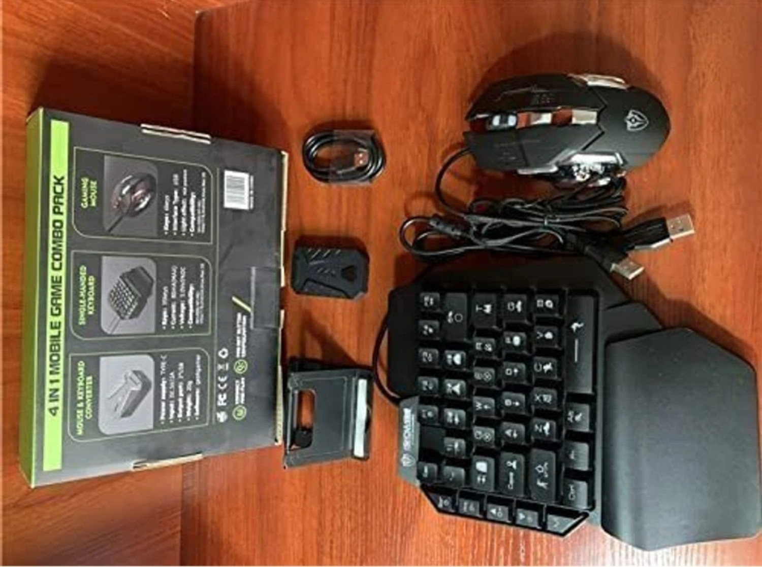 Image of FROH Bluetooth Gaming Keyboard Mouse Convertor For Smartphone 4 in 1 Mobile Game Combo Set Designed for Gaming