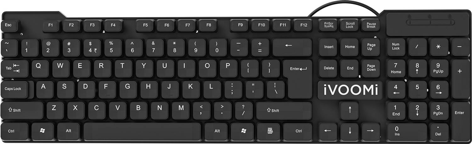 iVoomi Captain Wired Keyboard and Mouse Combo Set Price in India