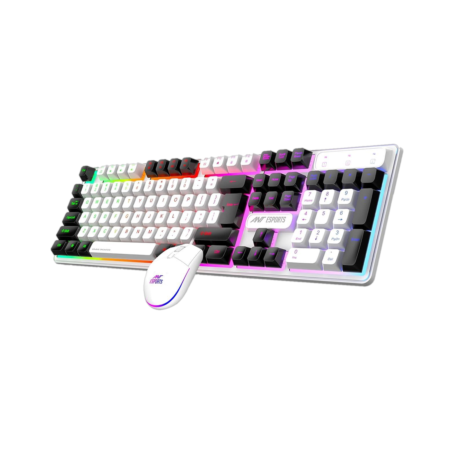Ant Esports KM1610 LED Keyboard & Mouse Combo - Image 1