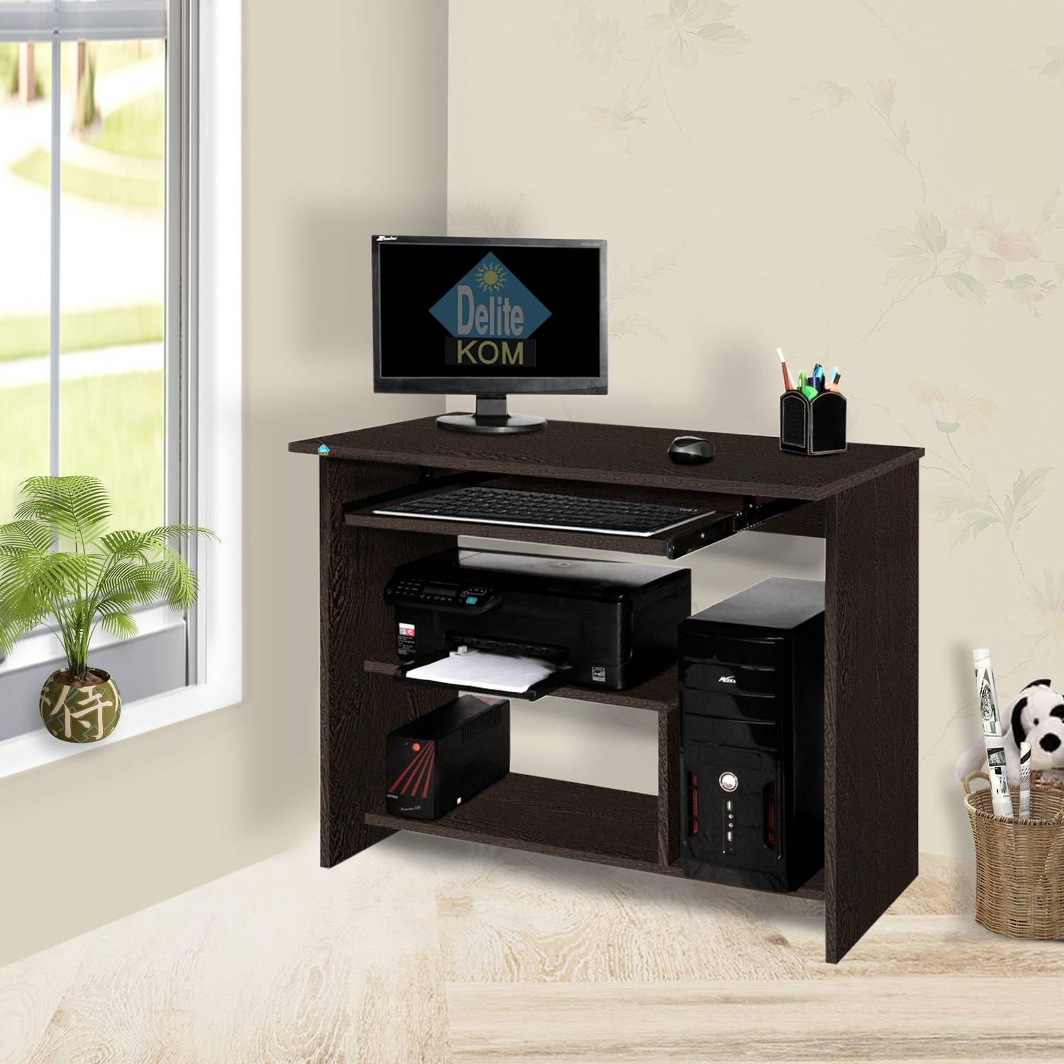 Delite Kom Melanza Engineered Wood Computer Desk