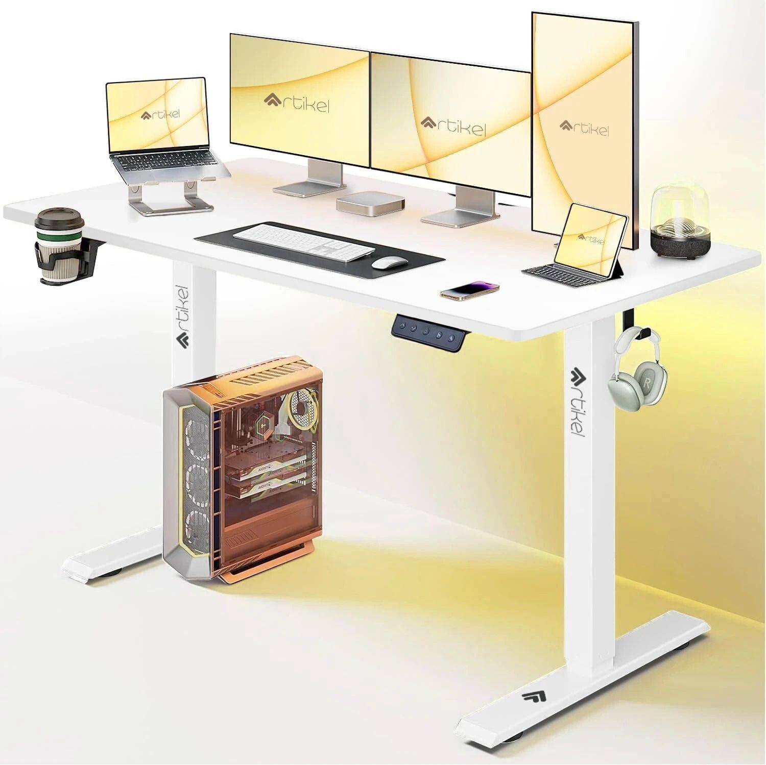 Artikel Multipurpose Electric Height Adjustable Gaming Table Home & Office Sit Stand Engineered Wood Multipurpose Table