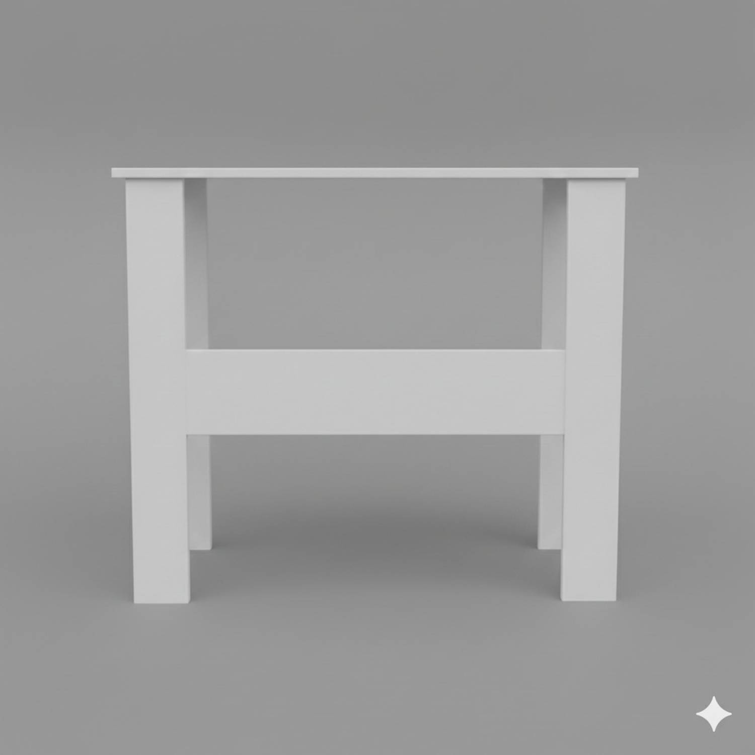 Purple Furniture Modern Engineered Wood Computer Desk - Image 5