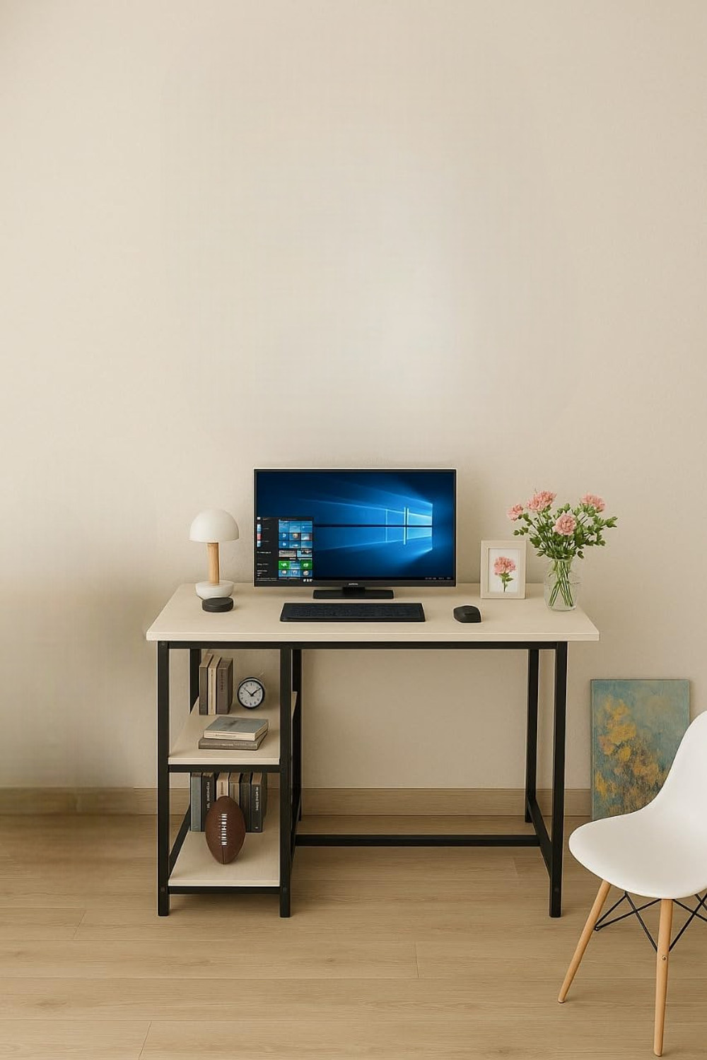 Image of Deskooze DK 2C Engineered Wood Computer Desk