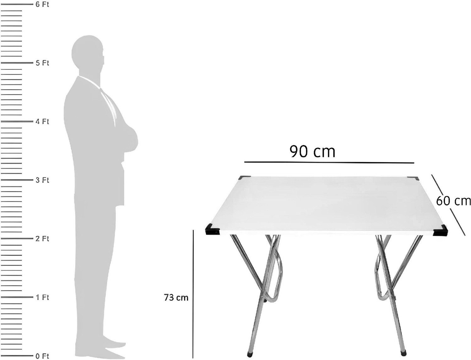Image of Guruji Traders Foldable Study Table | Computer Table | Laptop Desk | Big Dekstop Table Engineered Wood Computer Desk