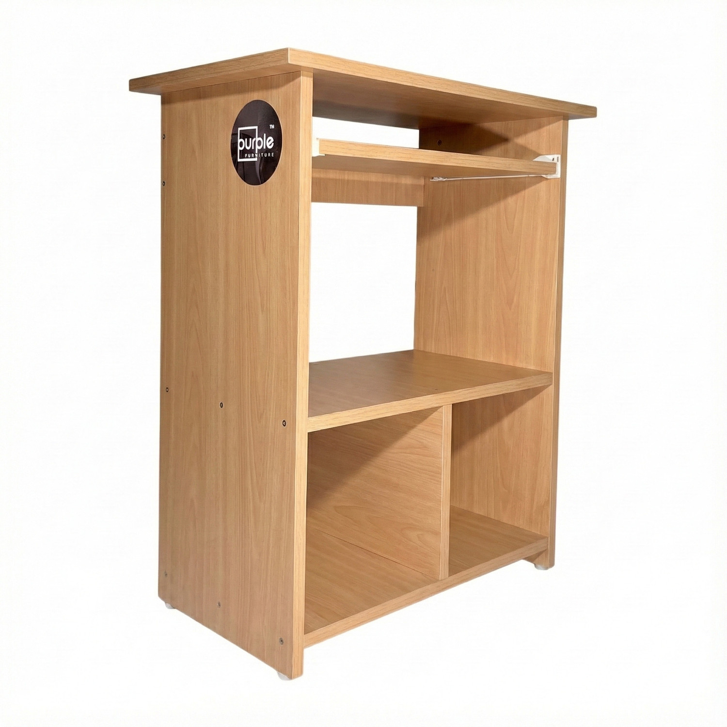 Image of Purple Furniture Engineered Wood Computer Desk