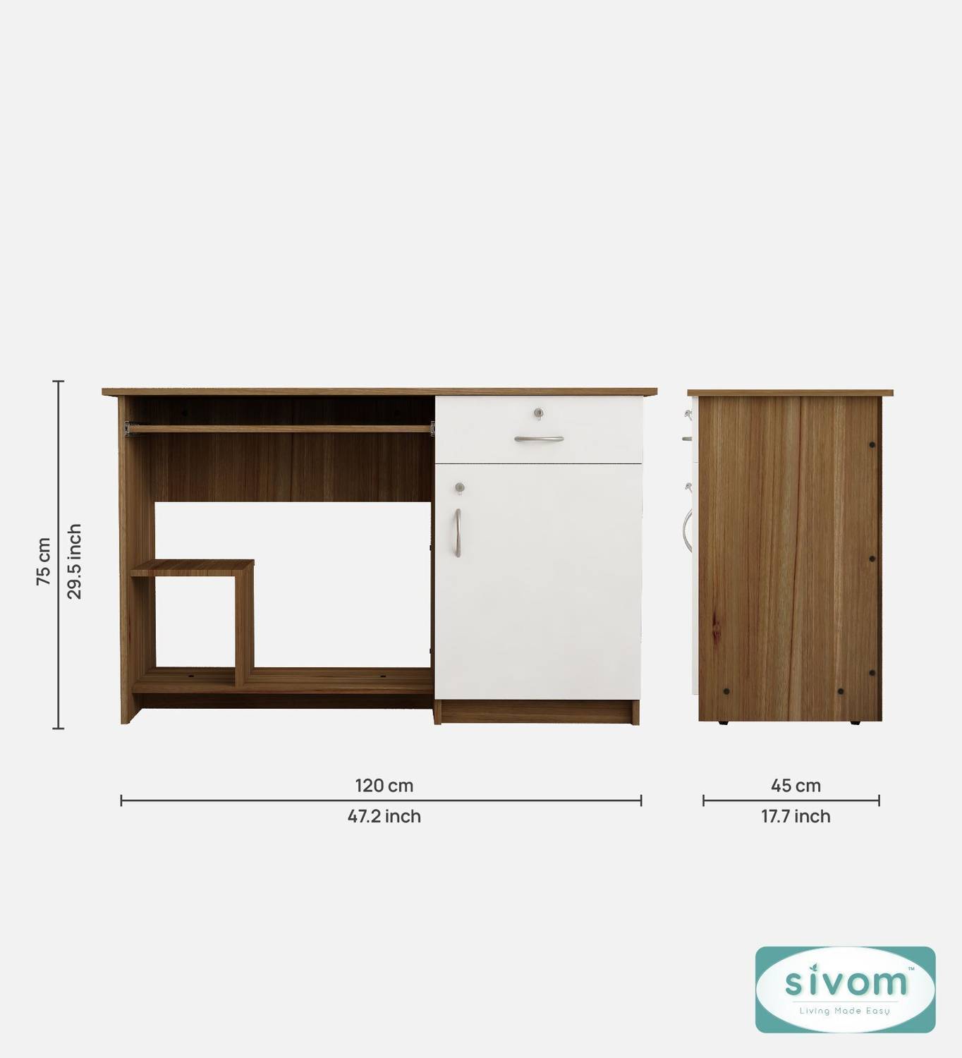 SIVOM Classy Study/Home Office Desk - Image 3